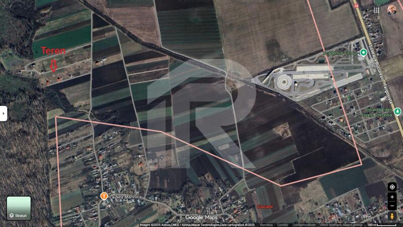 Cocani, refugiu la marginea padurii, 1000 mp de liniste